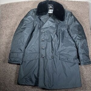 Vintage Blauer Nylolite Jacket Security Police Guardsman 44L Green Gray